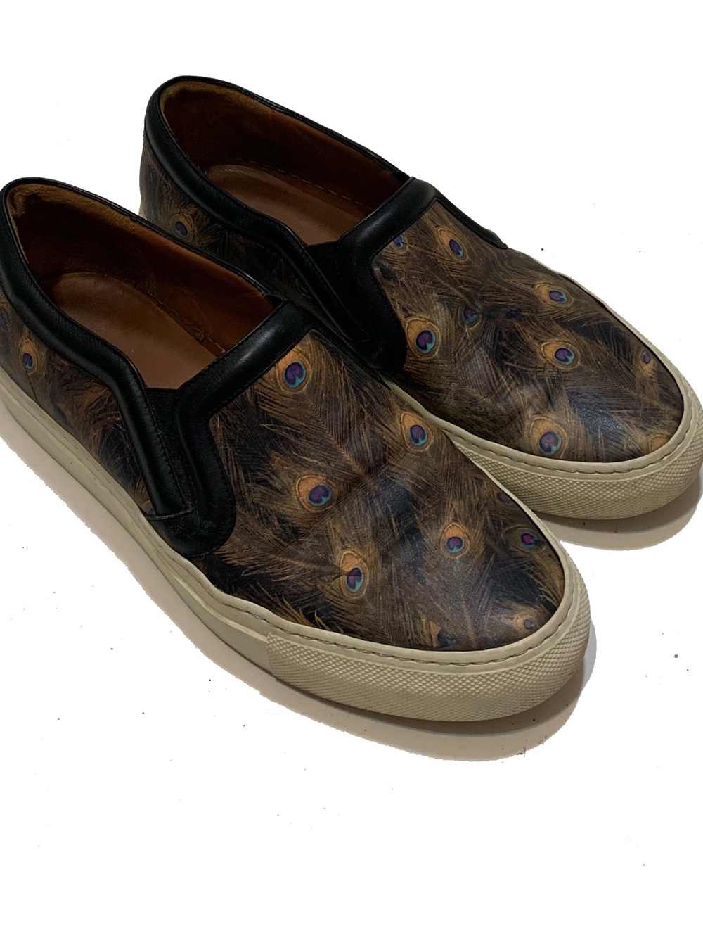 Givenchy Slip-On Sneakers in Peacock Print